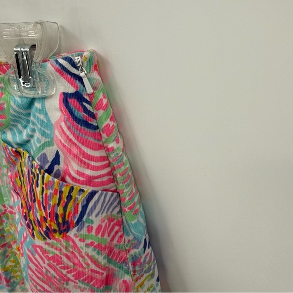 Lilly Pulitzer January Skort Multi Roar Of The Seas Shell Print Size 2 Skirt - Picture 4 of 8